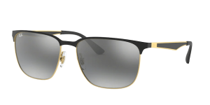 Ray-Ban RB3569, Farbe 187/88 schwarz auf arista