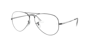 Ray-Ban RX6489 AVIATOR, Farbe 2502 · Gunmetal