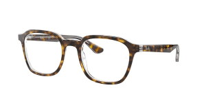 Ray-Ban RX5391, Farbe 5082 · Havanna auf transparent