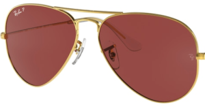 Originalgläser Ray-Ban RB3025 Aviator, Farbe AF · Polarisiert lila