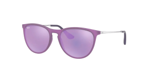 Ray-Ban RJ9060S JUNIOR ERIKA, Farbe 70084v violett fluo transparent rubber