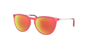 Ray-Ban RJ9060S JUNIOR ERIKA, Farbe 70096q fuxia fluo transparent rubber