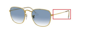 Original Ray-Ban RB3857 Frank Bügel, Farbe 9196 · Legend gold