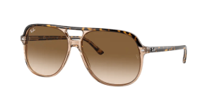 Ray-Ban RB2198 BILL, Farbe 129251 Havanna auf transparent braun