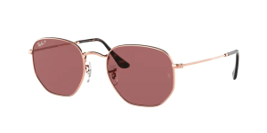 Ray-Ban RB3548N HEXAGONAL, Farbe 9202af rosa gold