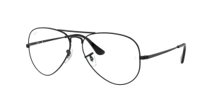 Ray-Ban RX6489 AVIATOR, Farbe 2503 · Schwarz matt