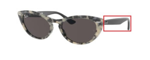 Original Ray-Ban RB4314 Nina Bügel, Farbe 1251 · Havanna beige