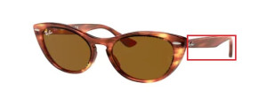 Original Ray-Ban RB4314 Nina Bügel, Farbe 954 · Schildpatt hell