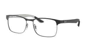 Ray-Ban RX8416, Farbe 2916 · Schwarz matt auf gunmetal