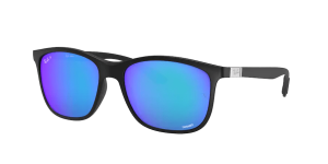 Ray-Ban RB4330CH CHROMANCE, Farbe 601sa1 schwarz matt