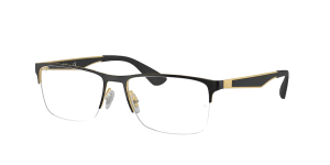 Ray-Ban RX6335, Farbe 2890 · Schwarz auf arista