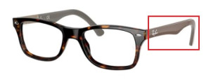 Original Ray-Ban RB5228 Sehbrillen Bügel, Farbe 5545 · Havanna