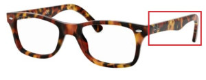 Original Ray-Ban RB5228 Sehbrillen Bügel, Farbe 5712 · Havanna braun/grau