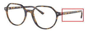 Original Ray-Ban RB5395 Thalia Bügel, Farbe 8174 · Gelb und blau Havanna