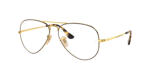 Ray-Ban RX6489 AVIATOR, Farbe 2945 · Havanna auf arista