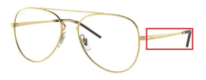 Original Ray-Ban RB6413 Sehbrillen Bügel, Farbe 2500 · Arista