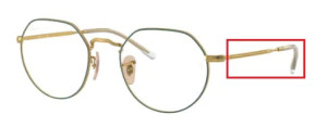 Original Ray-Ban RB6365 Sehbrillen JACK Bügel, Farbe 3136 · Petroleum