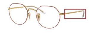 Original Ray-Ban RB6365 Sehbrillen JACK Bügel, Farbe 3137 · Violett