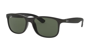 Ray-Ban RB4202 ANDY, Farbe 606971 schwarz matt auf schwarz