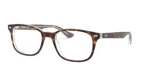 Ray-Ban RX5375, Farbe 5082 · Havanna auf transparent
