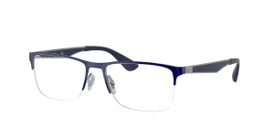 Ray-Ban RX6335, Farbe 2947 · Blau auf gunmetal