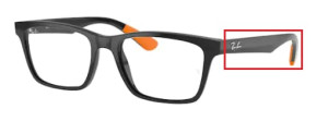 Original Ray-Ban RB7025 Sehbrillen Bügel, Farbe 5417 · Schwarz