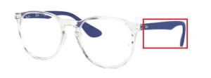 Original Ray-Ban RB7046 Erika Bügel, Farbe 5951 · Transparent
