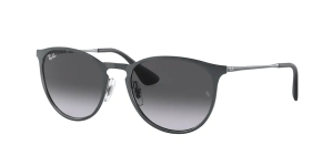 Ray-Ban RB3539 ERIKA METAL, Farbe 192/8g metallic grau