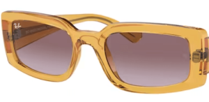 Originalgläser Ray-Ban RB4395 Kiliane, Farbe 8H · Transparent Verlauf violett dunkel · Kunststoff
