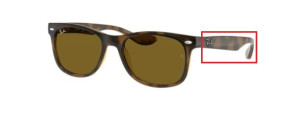 Original Ray-Ban RB9052S Junior JUNIOR NEW WAYFARER Bügel, Farbe 152 · Havanna