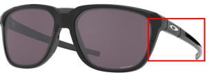 Original Oakley OO9420 Anorak Bügel, Farbe 01 · Schwarz poliert