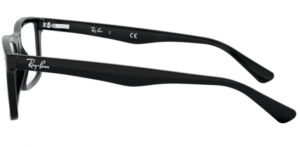 Original Ray-Ban RB5287 Sehbrillen Bügel, Farbe 2000 · Schwarz glänzend