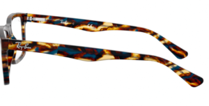 Original Ray-Ban RB5287 Sehbrillen Bügel, Farbe 5711 · Gesprenkelt blau/braun/gelb