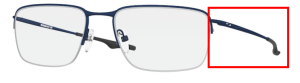 Original Oakley OO5148 Wingback Sq Bügel, Farbe 04 · Matt dunkel navy