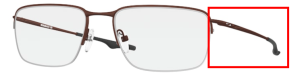 Original Oakley OO5148 Wingback Sq Bügel, Farbe 03 · Satiniert corten