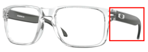 Original Oakley OO8156 Holbrook RX Bügel, Farbe 03 · Transparent poliert