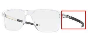 Original Oakley OO8166 Wheel House Bügel, Farbe 02 · Transparent poliert
