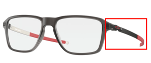 Original Oakley OO8166 Wheel House Bügel, Farbe 03 · Grau satiniert smoke