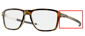 Original Oakley OO8166 Wheel House Bügel, Farbe 04 · Braun satiniert Schildpatt