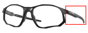 Original Oakley OO8171 Trajectory Bügel, Farbe 01 · Schwarz satiniert