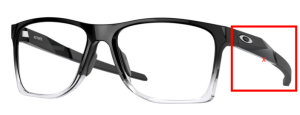 Original Oakley OO8173 Activate Bügel, Farbe 04 · Schwarz poliert fade