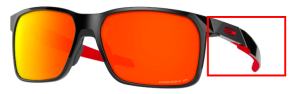 Original Oakley OO9460 Portal X Bügel, Farbe 05 · Schwarz poliert