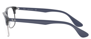 Original Ray-Ban RB4319V Bügel, Farbe 5877 · Oben blau hell auf trasp blau