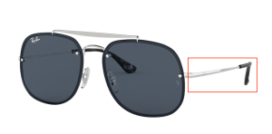 Original Ray-Ban RB3583 Bügel, Farbe 003 · Silber