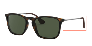 Original Ray-Ban RB4187 Chris Bügel, Farbe 710 · Havanna hell