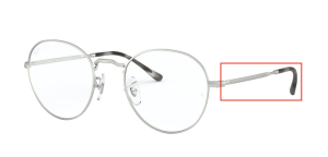 Original Ray-Ban RB3582V David Bügel, Farbe 2538 · Silber matt