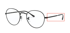 Original Ray-Ban RB3582V David Bügel, Farbe 2760 · Demigloss schwarz