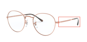 Original Ray-Ban RB3582V David Bügel, Farbe 2943 · Kupfer