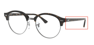 Original Ray-Ban RB4246V Sehbrillen Bügel, Farbe 2012 · Havanna dunkel