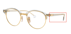Original Ray-Ban RB4246V Sehbrillen Bügel, Farbe 5762 · Trasparent